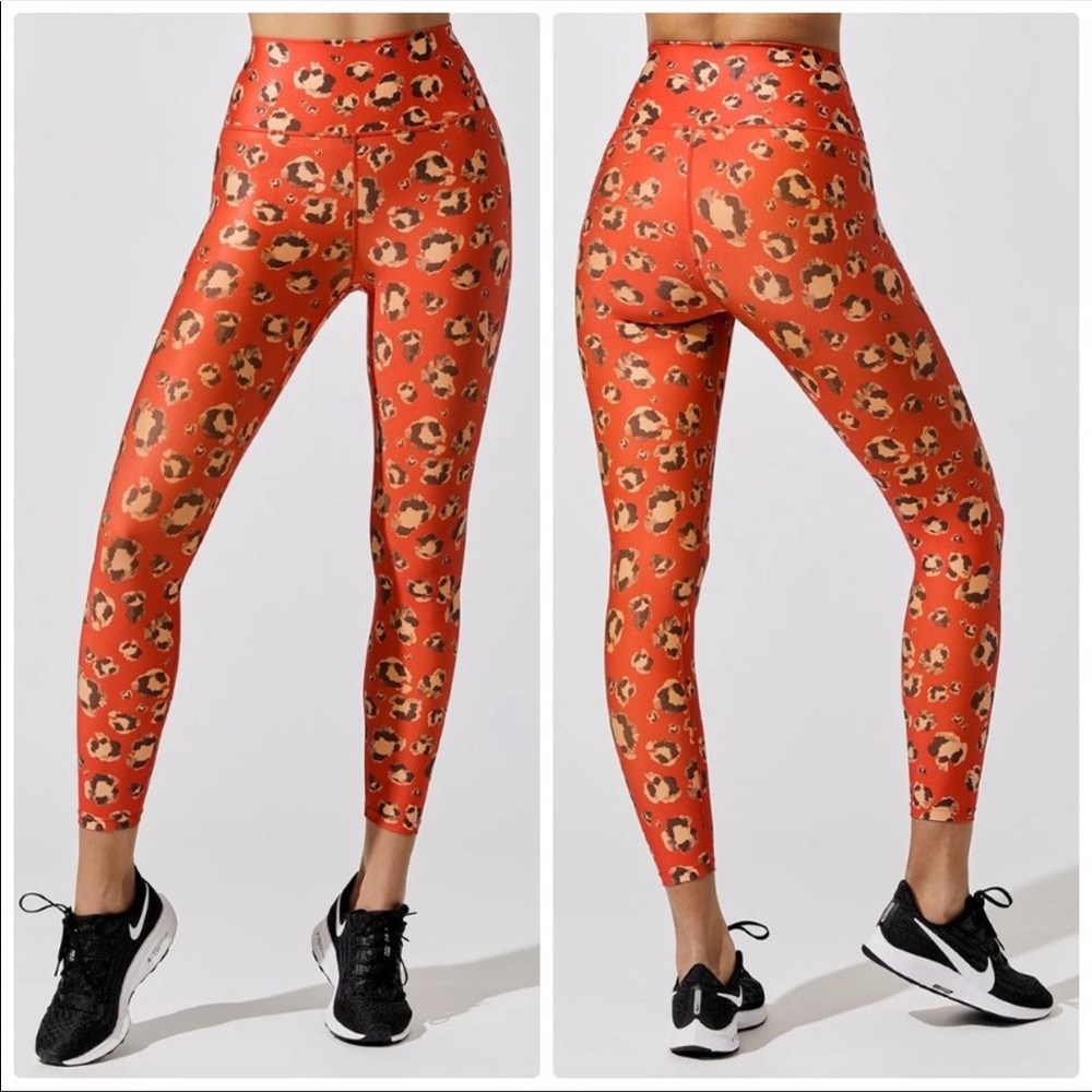 Carbon38 Printed Leopard 7/8 High Rise Leggings